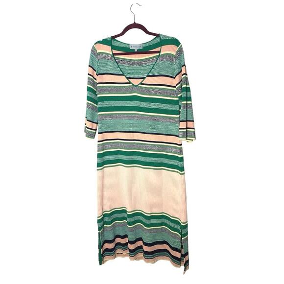 Tuckernuck Stevie Knit Striped Maxi Dress Size Medium - Picture 3 of 9
